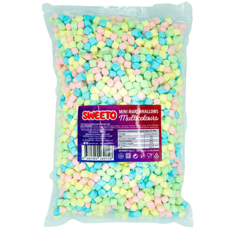 Sweeto Mini Multicolours Marshmallows (1kg)