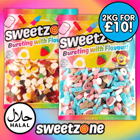 Sweetzone 2 for £10 Sweet Bags