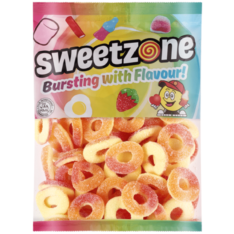 Sweetzone Bag Sour Peach Rings (1kg)