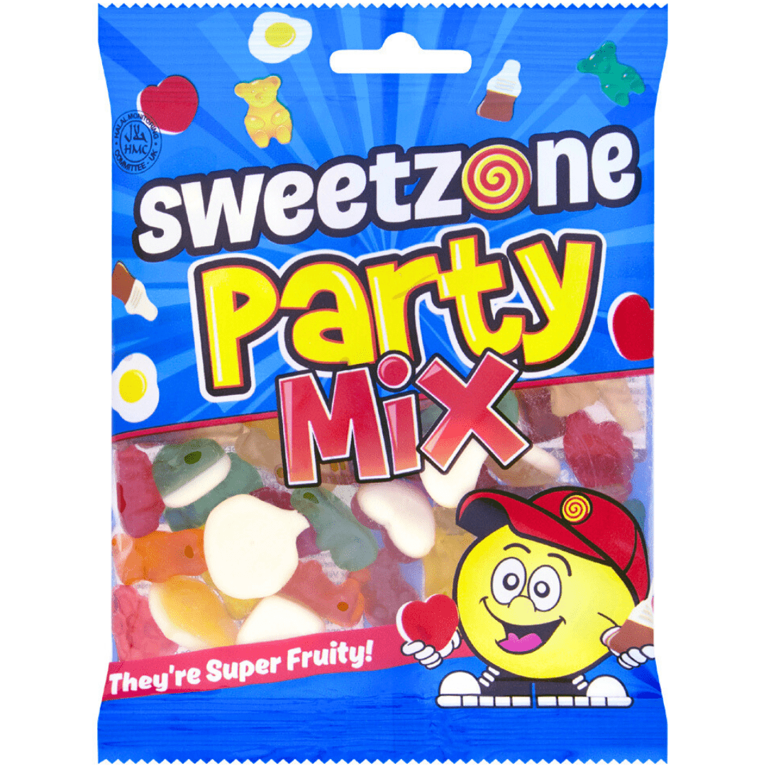 Sweetzone Party Mix Peg Bag 90g – SoSweet