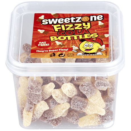 Sweetzone Mini Tubs Fizzy Cola Bottles (170g)