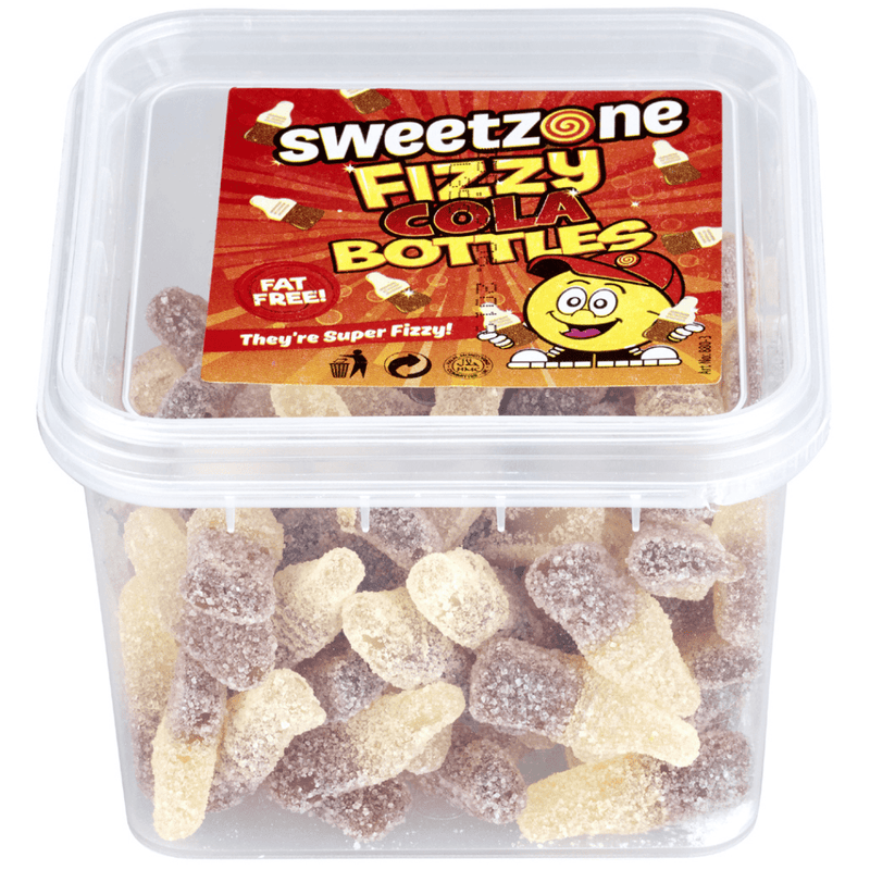 Sweetzone Fizzy Cola Bottles Mini Tub 170g – SoSweet