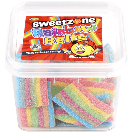 Sweetzone Mini Tubs Rainbow Belts (170g)