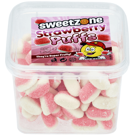 Sweetzone Mini Tubs Strawberry Puffs (170g)
