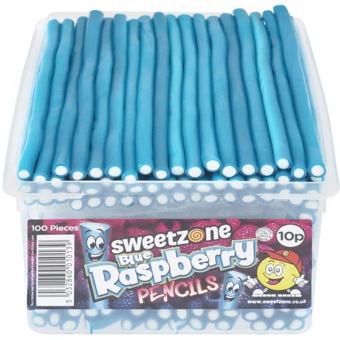 Sweetzone Pencils Blue Raspberry (100pcs)