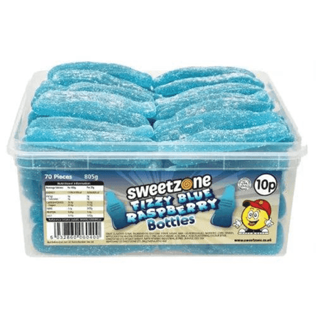 Sweetzone Tub Giant Blue Raspberry Bottles (805g)