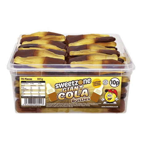 Sweetzone Tub Giant Cola Bottles (805g)