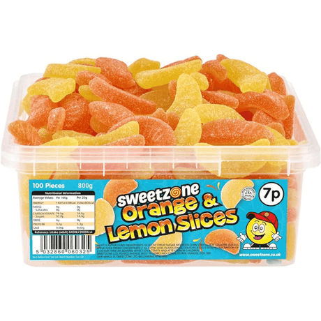 Sweetzone Tub Orange & Lemon Slices (800g)