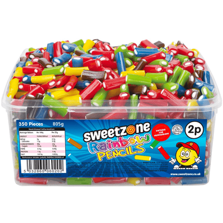 Sweetzone Tub Rainbow Pencils (805g)