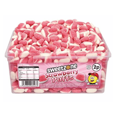 Sweetzone Tub Strawberry Puffs (805g)