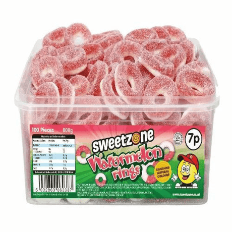 Sweetzone Tub Watermelon Rings (800g)