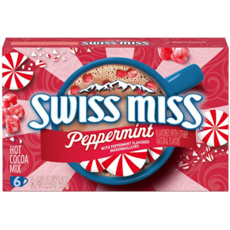 Swiss Miss Peppermint Hot Cocoa Mix 6 Pack (234g)