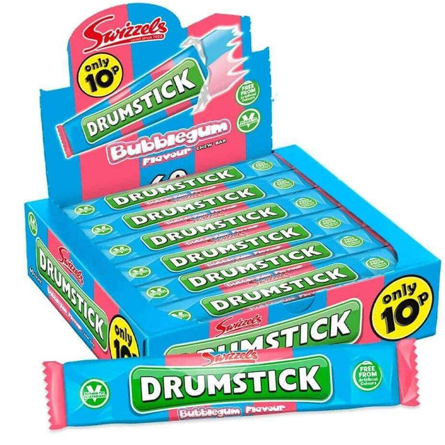 Swizzels Drumstick Bubblegum Chew Bar (Box of 60)
