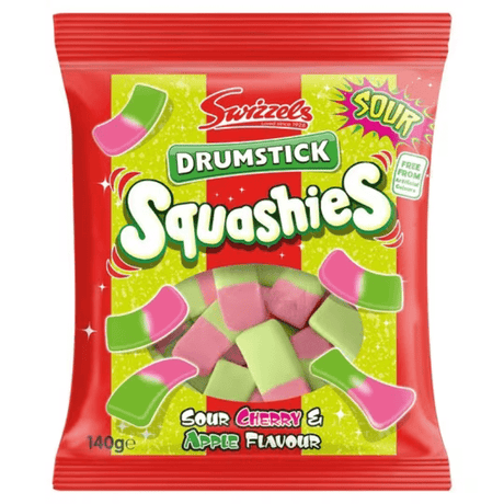 Swizzels Drumstick Squashies Sour Cherry and Apple (120g)