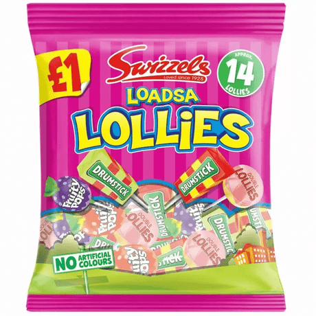 Swizzels Loadsa Lollies Bag (135g) (Best Before Expired 30/09/22)