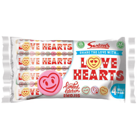 Swizzels Love Hearts Limited Edition 4 Pack (105g)