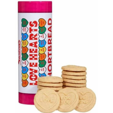 Swizzels Love Hearts Shortbread Biscuits Gift Tin (150g)