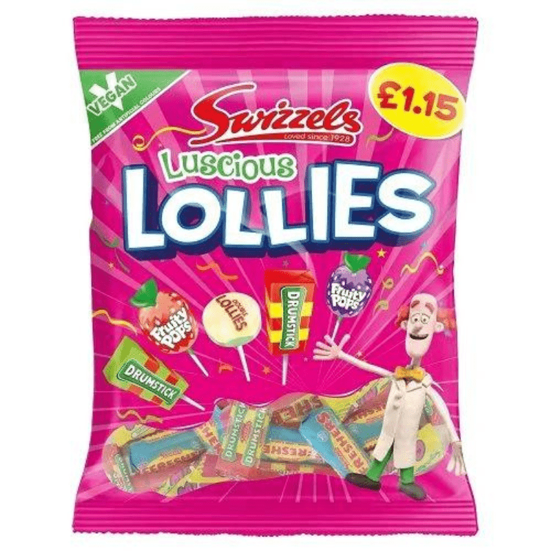 Swizzels Luscious Lollies Bursting with Bright, Bold Flavours SoSweet