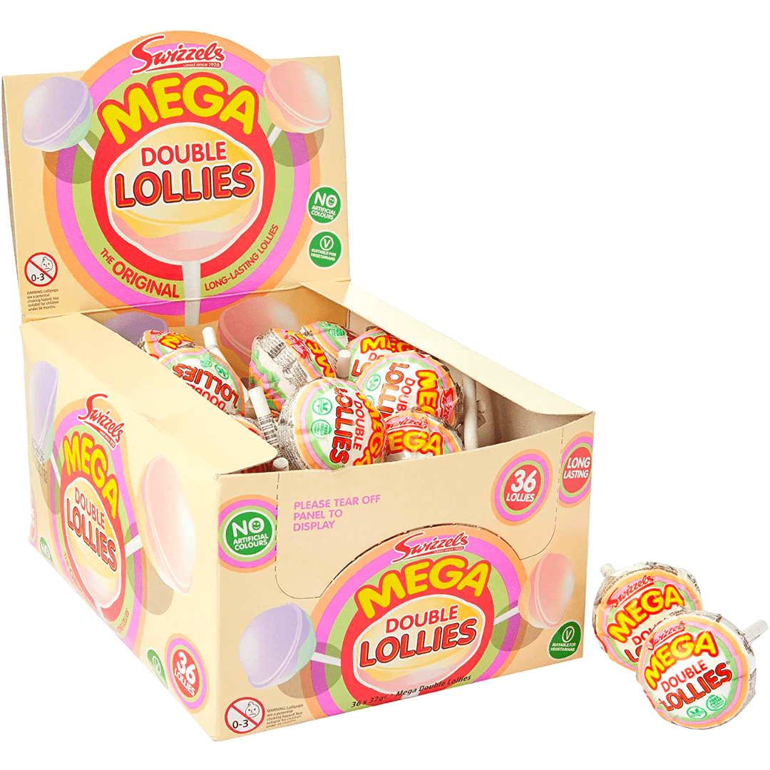 Swizzels Mega Double Lollies (Box of 36)