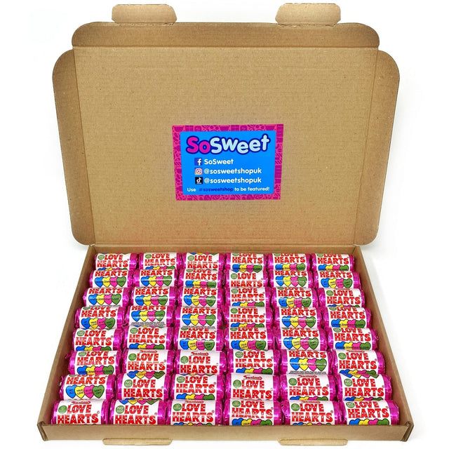 Swizzels Mini Love Heart Rolls (Box of 48)
