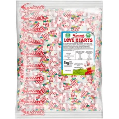 Swizzels Mini Love Hearts Rolls (3kg)