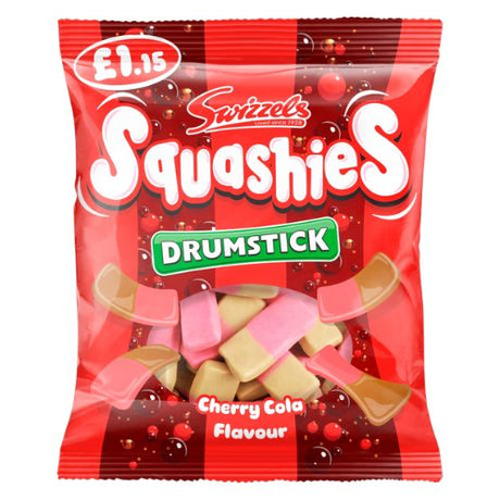 Swizzels Squashies Cherry Cola Peg Bag 120g PMP £1.15