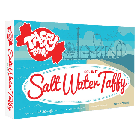 Taffy Town Gift Box Salt Water Taffy Boardwalk 340g