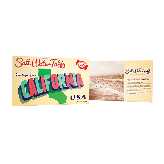 Taffy Town Gift Box Salt Water Taffy California 340g