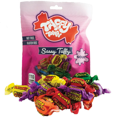 Taffy Town Sassy Taffy Salt Water Taffy Peg Bag 99g USA