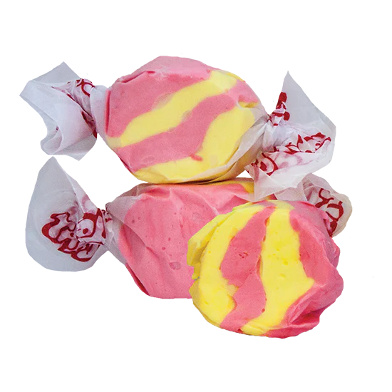 Taffy Town Strawberry Banana Salt Water Taffy Bulk Bag 1.13kg