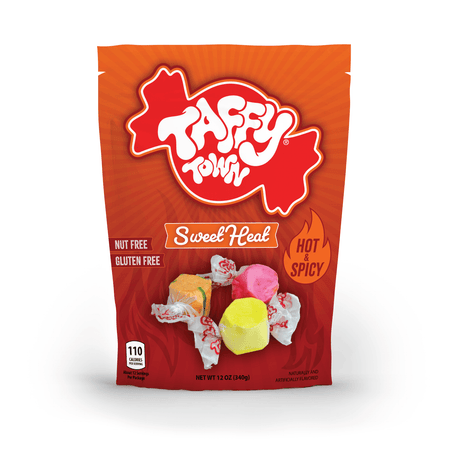 Taffy Town Sweet Heat Salt Water Taffy Pouch 340g USA