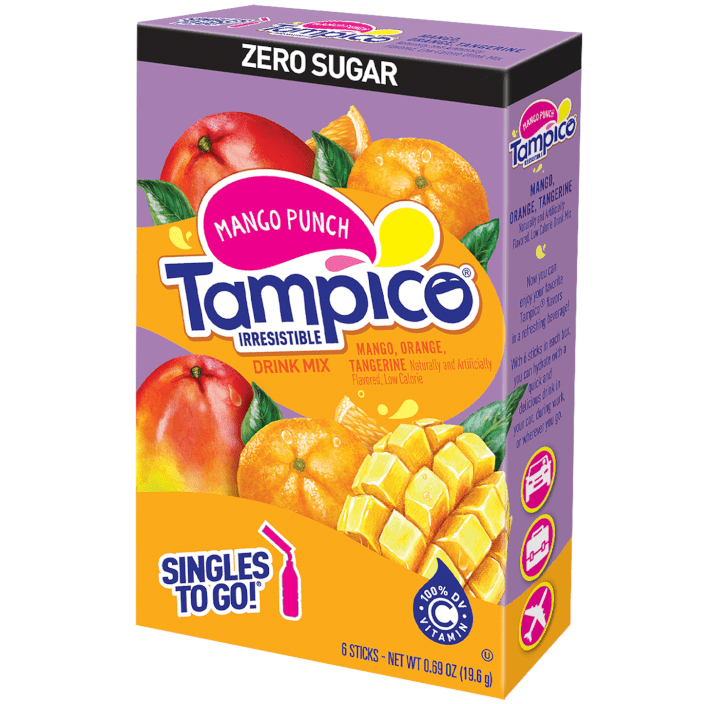 Tampico Singles To Go Mango Punch (6 Pack)