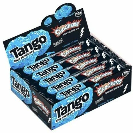 Tango Blue Raspberry Shockers (Box of 72) – SoSweet