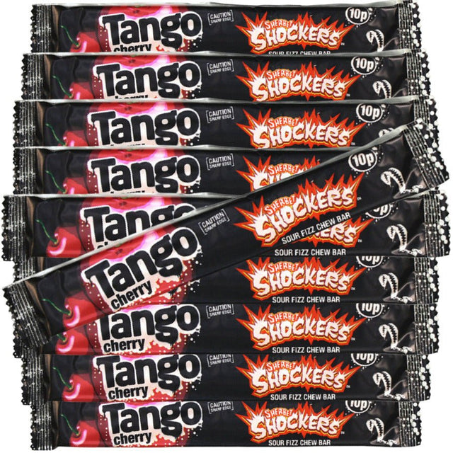 Tango Cherry Shockers (11g) 10 For £1 (BB Expired 31-12-21)