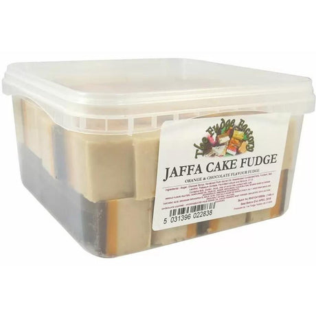 The Fudge Factory Jaffa Cake Fudge Tub (2kg)