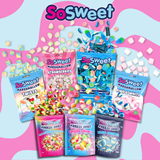 The SoSweet Blue Sweet Mix 1kg, Freeze Dried & Mallows Bundle