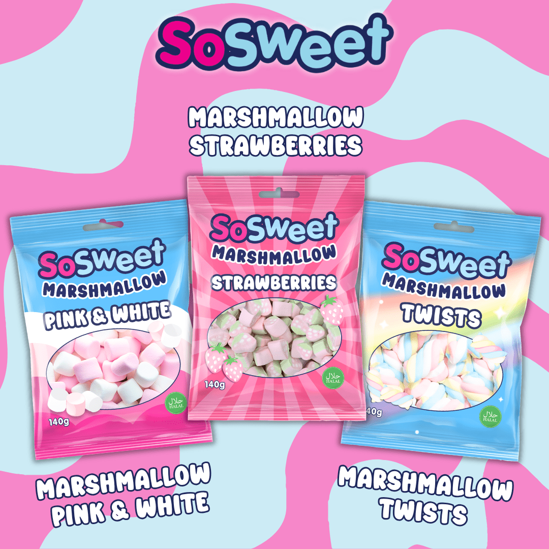 The SoSweet Blue Sweet Mix 1kg, Freeze Dried & Mallows Bundle
