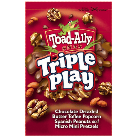 Toad Ally Triple Play Pretzels (85g) (BB Expired 08-01-22)