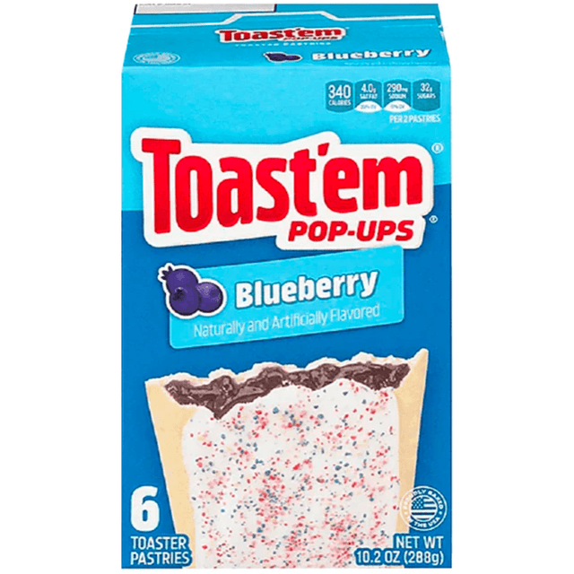 Toast'em Pop Ups Frosted Blueberry (288g)