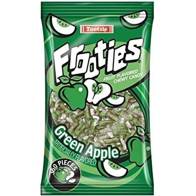 Tootsie Frooties Green Apple Big Bag