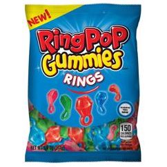 Topps Ring Pop Gummies Rings (144g)