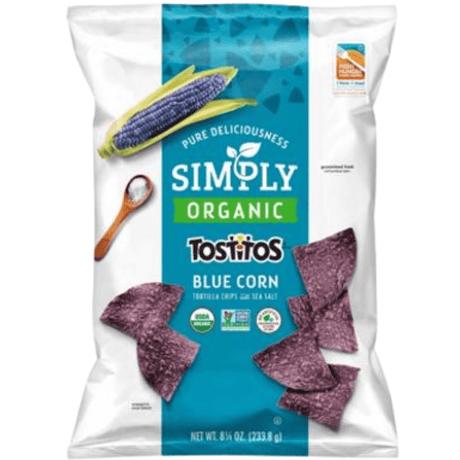 Tostitos Simply Organic Blue Corn Tortilla Chips (255g)