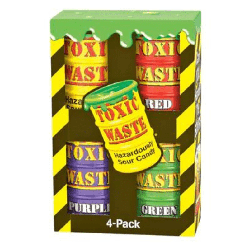 Toxic Waste Assorted Drums (4 Pack)