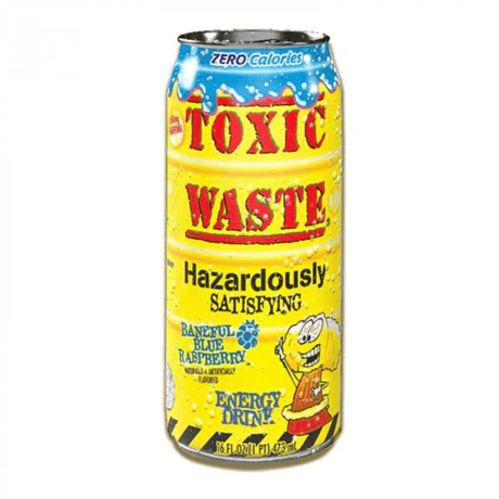 Toxic Waste Energy Drink Can Blue Raspberry (473ml)