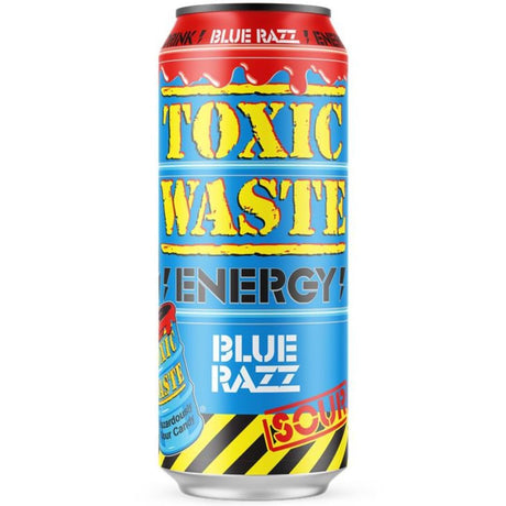 Toxic Waste Energy Drink Sour Blue Razzy Can 500ml USA