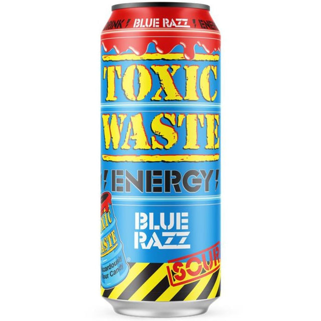Toxic Waste Energy Drink Sour Blue Razzy Can 500ml USA