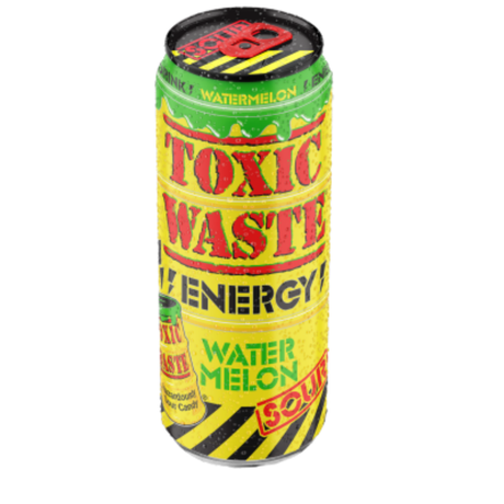 Toxic Waste Energy Drink Sour Watermelon Can 500ml USA