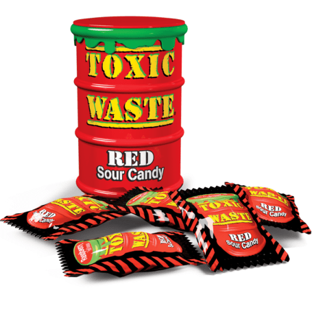 Toxic Waste RED Sour Candy (42g)