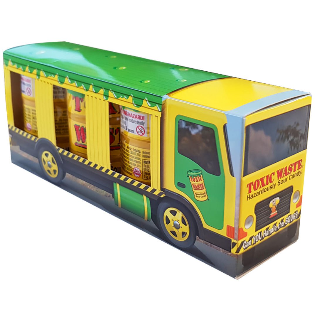 Toxic Waste Sour Candy Yellow Drum Truck (126g)