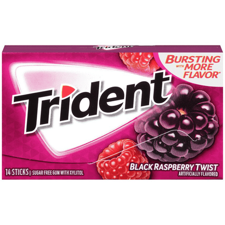 Trident Gum Black Raspberry Twist (27g)